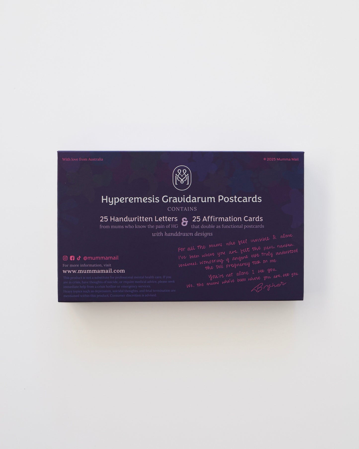 Hyperemesis Gravidarum Postcards