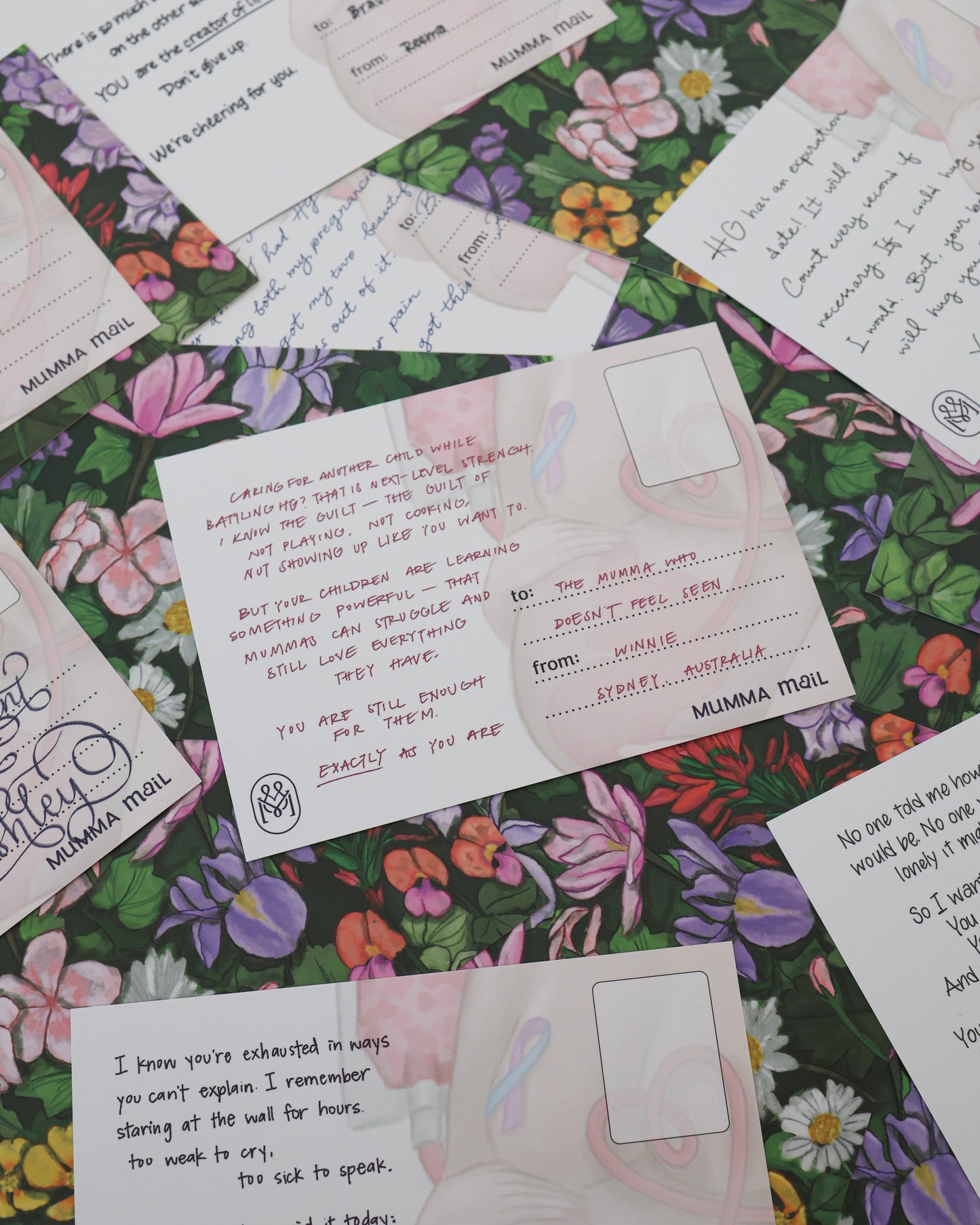 Hyperemesis Gravidarum Postcards