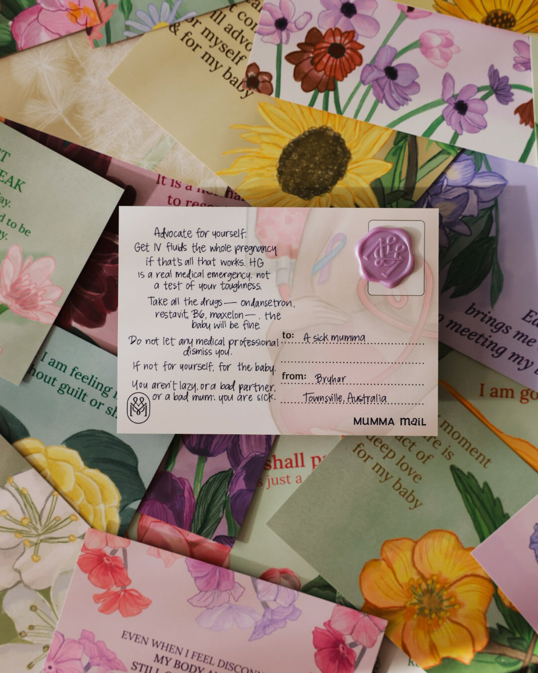 Hyperemesis Gravidarum Postcards